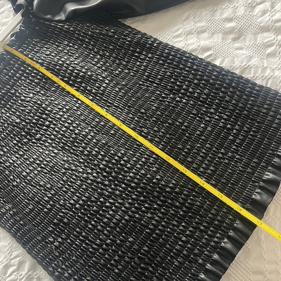 Andrew Marc New York Leather Blouse - Picture 5 of 6